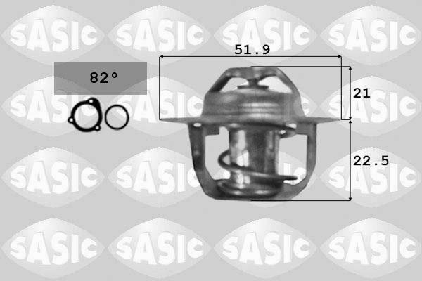 Sasic 9000236 - Термостат охлаждающей жидкости / корпус unicars.by