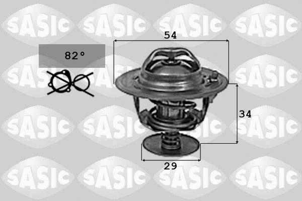 Sasic 9000743 - Термостат охлаждающей жидкости / корпус unicars.by