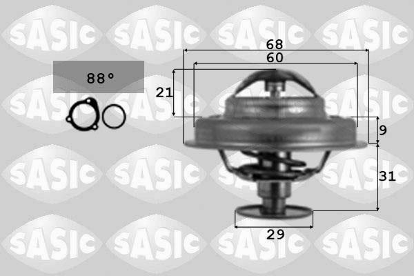 Sasic 4000359 - Термостат охлаждающей жидкости / корпус unicars.by