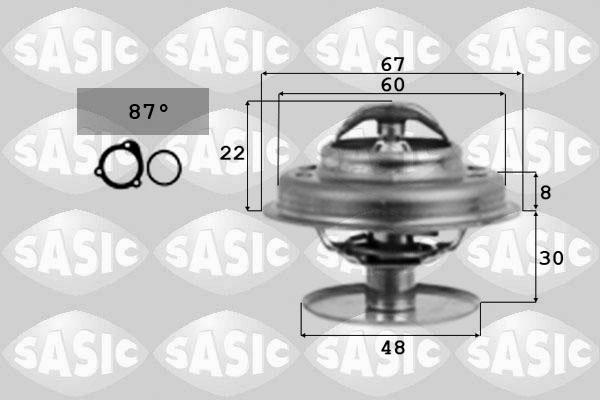 Sasic 4000356 - Термостат охлаждающей жидкости / корпус unicars.by