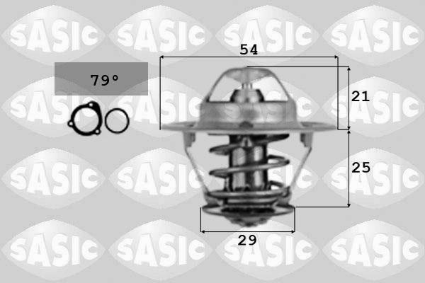 Sasic 4000366 - Термостат охлаждающей жидкости / корпус unicars.by