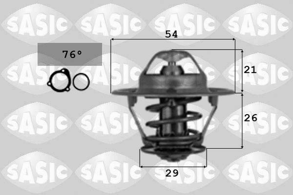 Sasic 4000367 - Термостат охлаждающей жидкости / корпус unicars.by