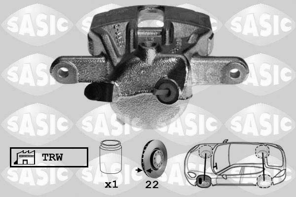 Sasic 6504010 - Тормозной суппорт unicars.by