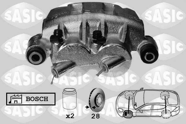 Sasic 6504030 - Тормозной суппорт unicars.by