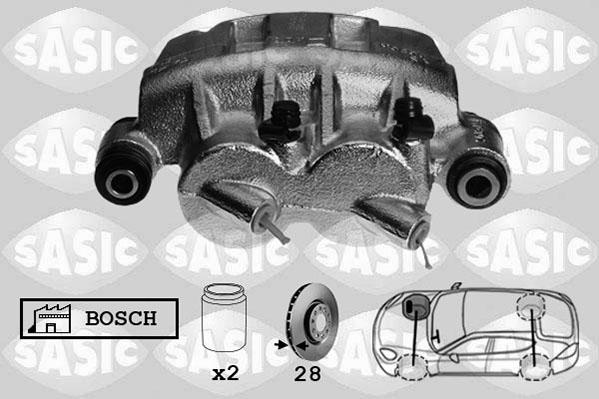 Sasic 6504031 - Тормозной суппорт unicars.by