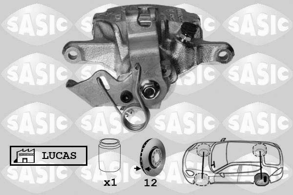 Sasic 6504032 - Тормозной суппорт unicars.by