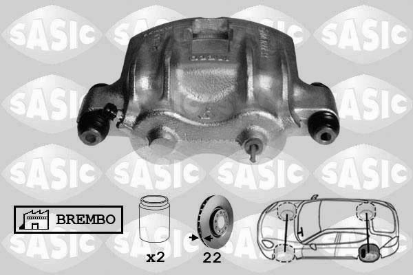 Sasic 6506041 - Тормозной суппорт unicars.by