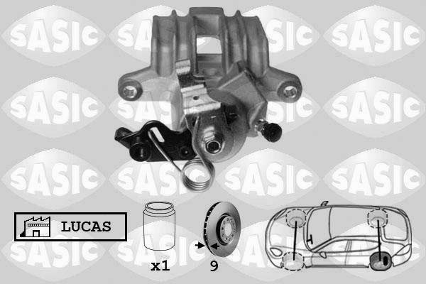 Sasic 6506008 - Тормозной суппорт unicars.by