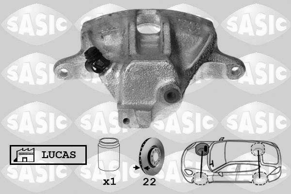 Sasic 6506019 - Тормозной суппорт unicars.by