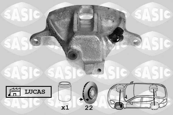 Sasic 6506018 - Тормозной суппорт unicars.by