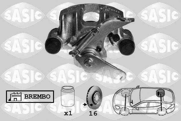 Sasic 6506039 - Тормозной суппорт unicars.by