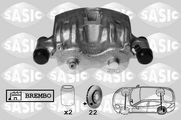 Sasic 6506160 - Тормозной суппорт unicars.by