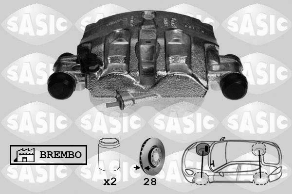 Sasic 6506173 - Тормозной суппорт unicars.by