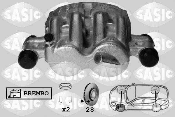 Sasic 6500062 - Тормозной суппорт unicars.by