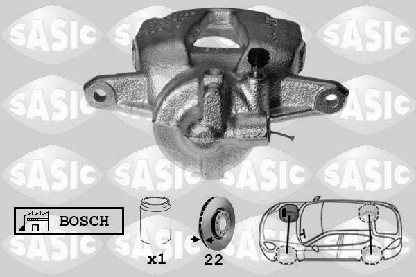 Sasic 6500039 - Тормозной суппорт unicars.by