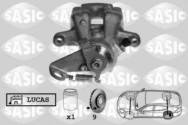 Sasic 6500034 - Тормозной суппорт unicars.by