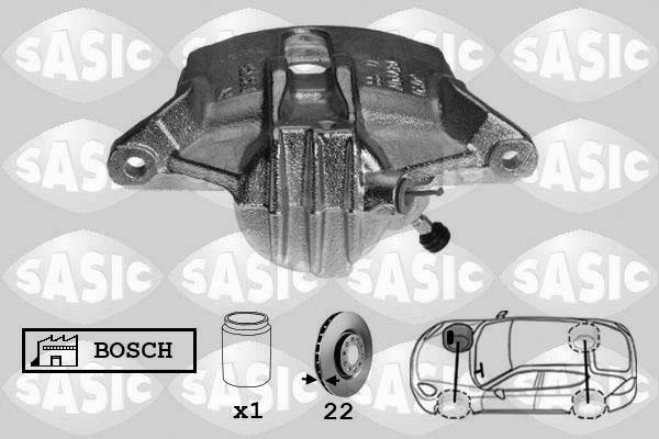 Sasic 6500023 - Тормозной суппорт unicars.by