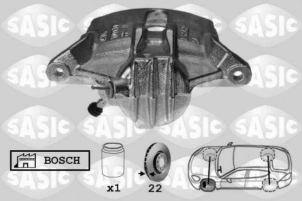 Sasic 6500022 - Тормозной суппорт unicars.by