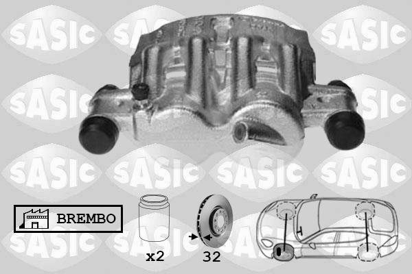 Sasic 6500074 - Тормозной суппорт unicars.by