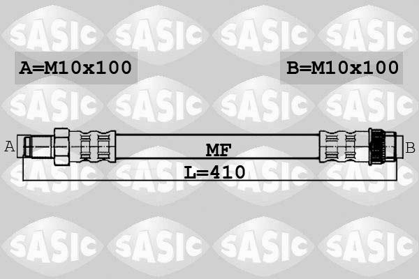 Sasic 6604036 - Тормозной шланг unicars.by