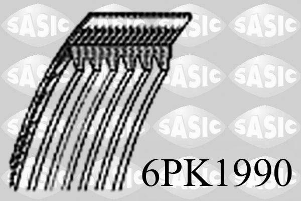 Sasic 6PK1990 - Поликлиновой ремень unicars.by