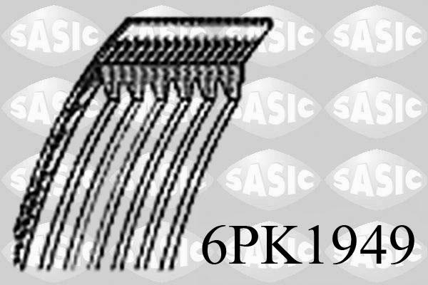 Sasic 6PK1949 - Поликлиновой ремень unicars.by