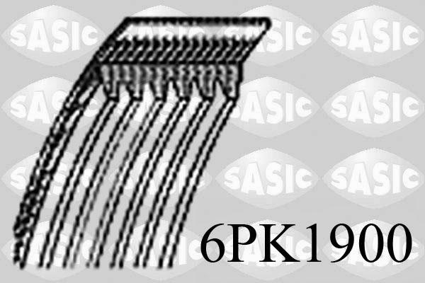 Sasic 6PK1900 - Поликлиновой ремень unicars.by