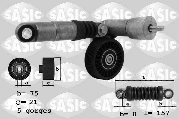 Sasic 1626047 - Натяжитель, поликлиновый ремень unicars.by