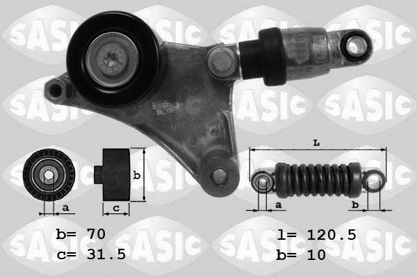 Sasic 1626165 - Натяжитель, поликлиновый ремень unicars.by