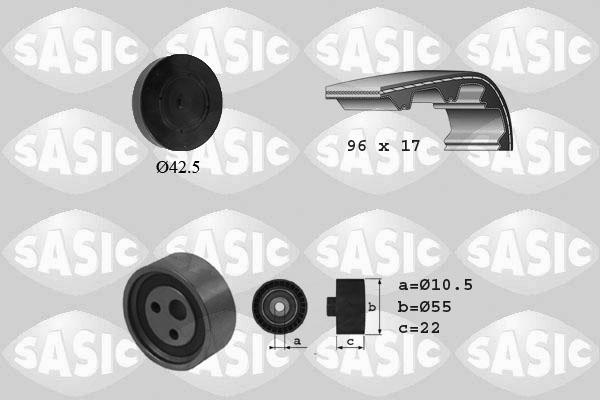 Sasic 1754003 - Комплект зубчатого ремня ГРМ unicars.by