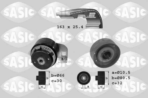 Sasic 1754007 - Комплект зубчатого ремня ГРМ unicars.by