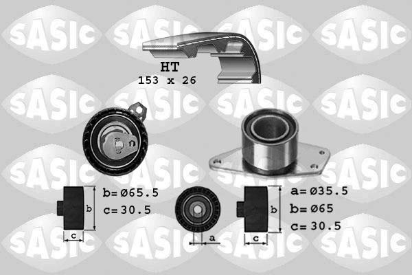 Sasic 1754021 - Комплект зубчатого ремня ГРМ unicars.by