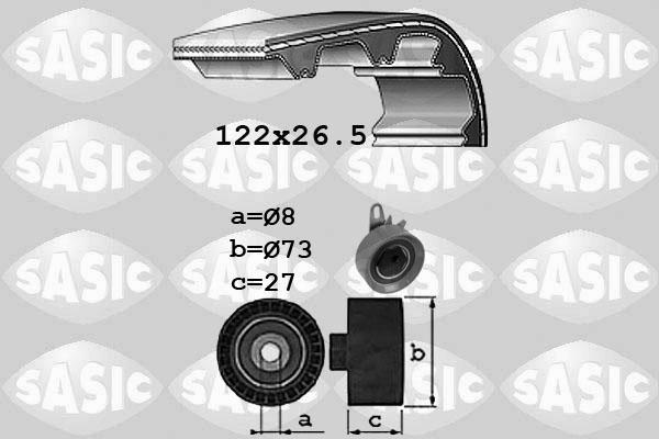 Sasic 1756042 - Комплект зубчатого ремня ГРМ unicars.by