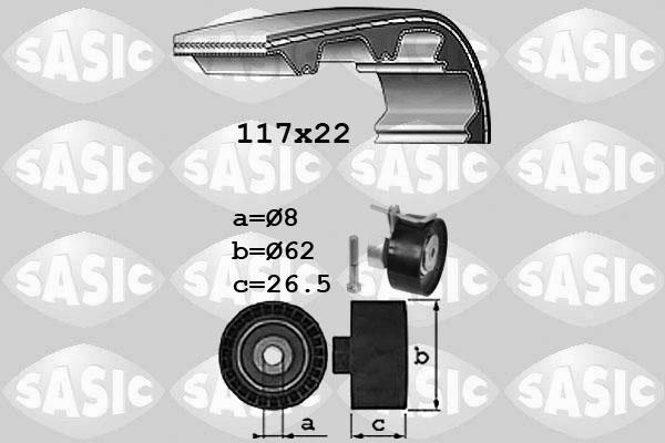 Sasic 1756069 - Комплект зубчатого ремня ГРМ unicars.by