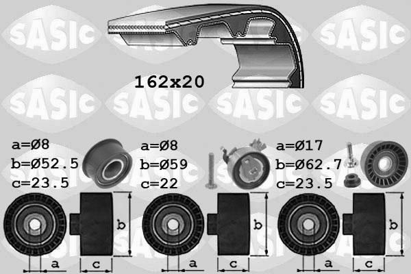 Sasic 1756065 - Комплект зубчатого ремня ГРМ unicars.by