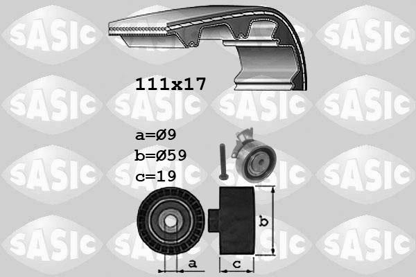 Sasic 1756061 - Комплект зубчатого ремня ГРМ unicars.by