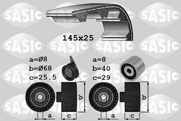 Sasic 1756085 - Комплект зубчатого ремня ГРМ unicars.by