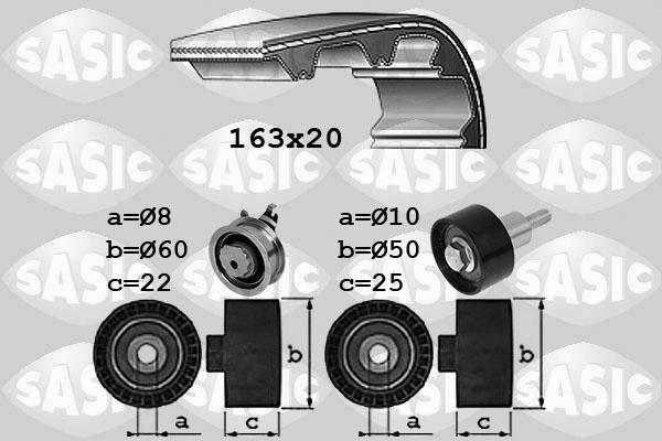 Sasic 1756081 - Комплект зубчатого ремня ГРМ unicars.by