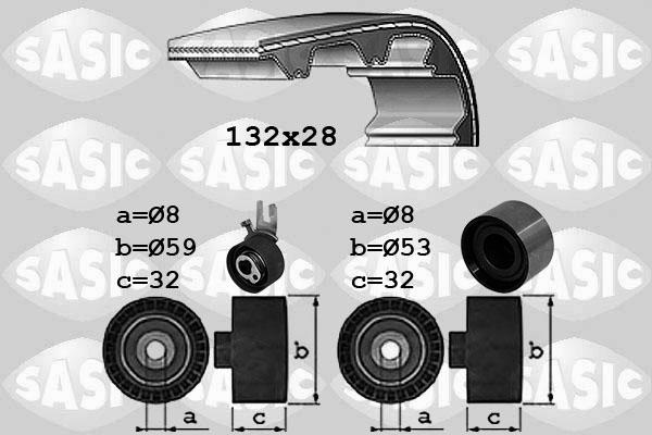 Sasic 1756078 - Комплект зубчатого ремня ГРМ unicars.by