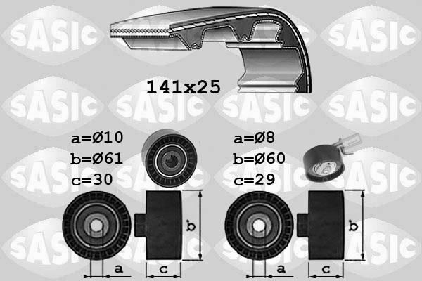 Sasic 1756072 - Комплект зубчатого ремня ГРМ unicars.by