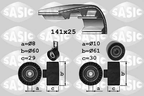 Sasic 1750043 - Комплект зубчатого ремня ГРМ unicars.by