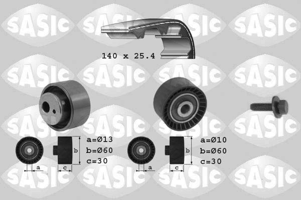 Sasic 1750009 - Комплект зубчатого ремня ГРМ unicars.by