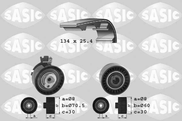 Sasic 1750006 - Комплект зубчатого ремня ГРМ unicars.by