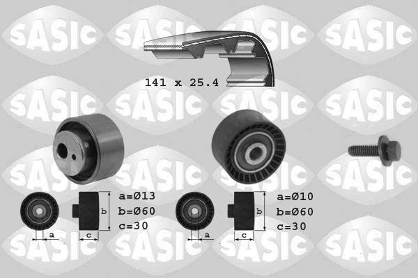 Sasic 1750008 - Комплект зубчатого ремня ГРМ unicars.by