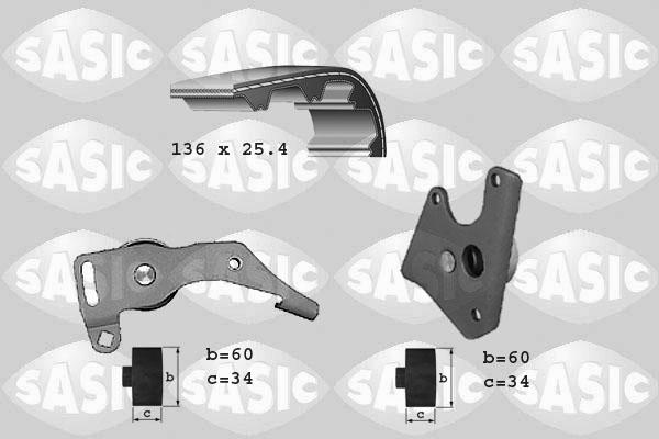 Sasic 1750003 - Комплект зубчатого ремня ГРМ unicars.by