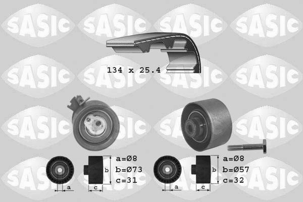 Sasic 1750007 - Комплект зубчатого ремня ГРМ unicars.by