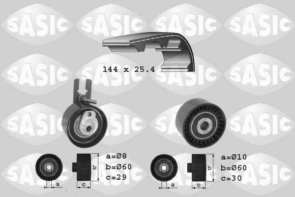 Sasic 1750017 - Комплект зубчатого ремня ГРМ unicars.by