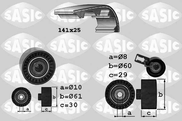 Sasic 1750032 - Комплект зубчатого ремня ГРМ unicars.by