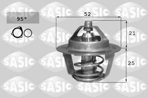 Sasic 3304035 - Термостат охлаждающей жидкости / корпус unicars.by