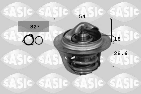 Sasic 3306091 - Термостат охлаждающей жидкости / корпус unicars.by